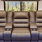 Optional 98" Reclining Sofa & Tables in place of U-Dinette (381FTB, 383DSS)