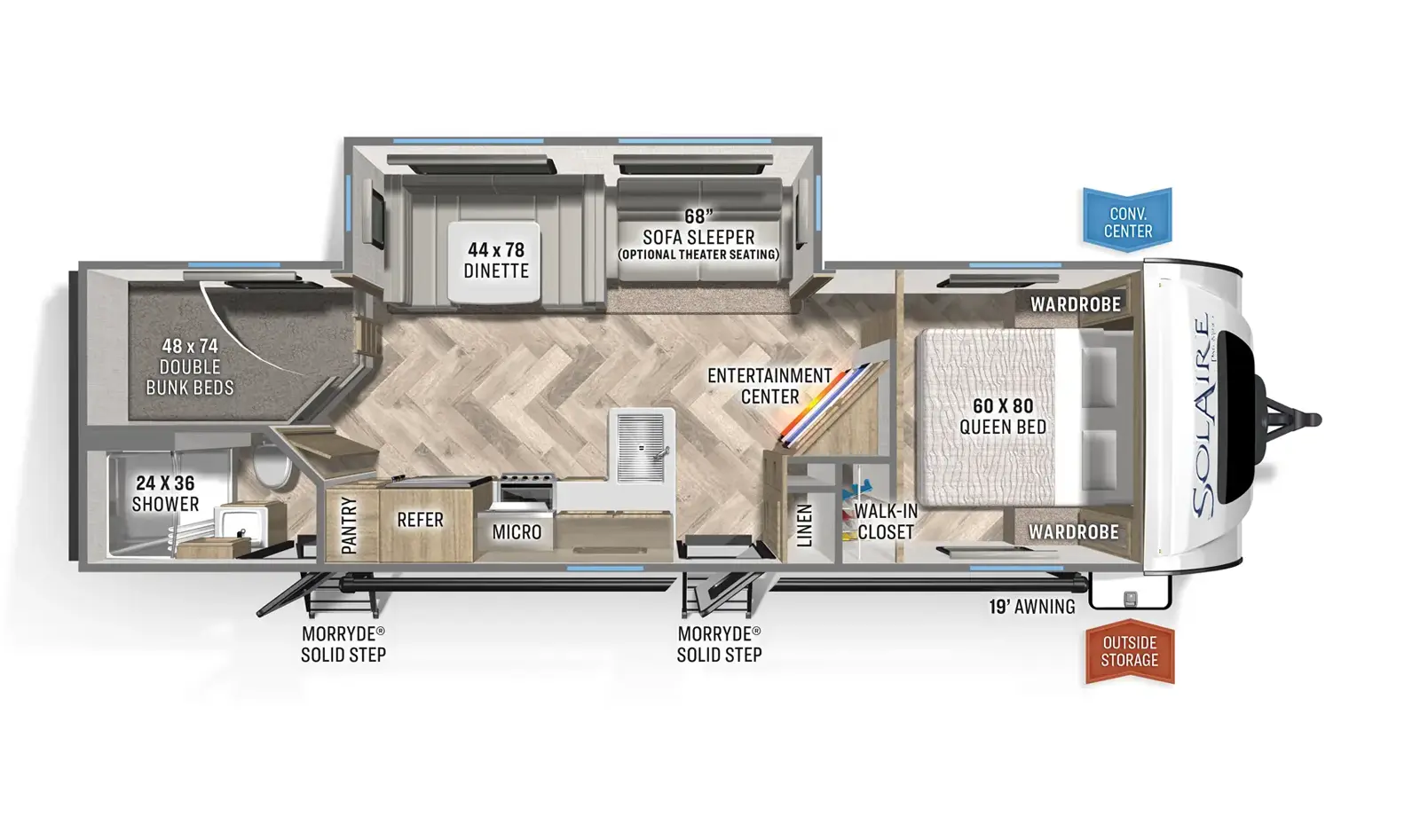 SolAire Ultra Lite Travel Trailers - Palomino RV