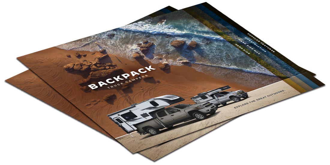Backpack Truck Camper Brochure